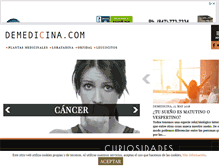 Tablet Screenshot of demedicina.com